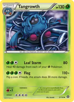 Pokémon-Karte Tangrowth 002/114