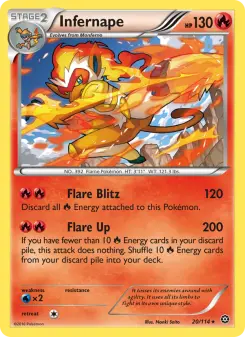 Pokémon-Karte Infernape 020/114