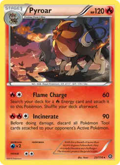 Pokémon-Karte Pyroar 023/114