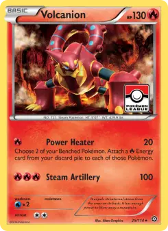 Pokémon-Karte Volcanion 025/114