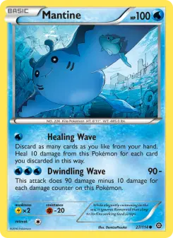Pokémon-Karte Mantine 027/114