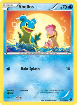 Pokémon-Karte Shellos 028/114