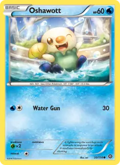 Pokémon-Karte Oshawott 030/114