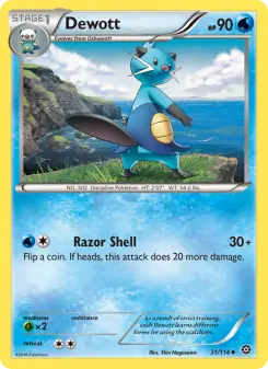 Pokémon-Karte Dewott 031/114