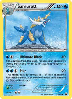 Pokémon-Karte Samurott 032/114