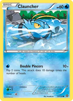 Pokémon-Karte Clauncher 033/114