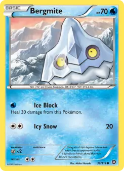 Pokémon-Karte Bergmite 036/114