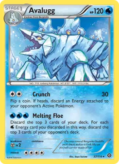 Pokémon-Karte Avalugg 037/114