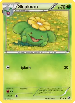 Pokémon-Karte Skiploom 004/114
