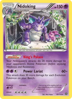 Pokémon-Karte Nidoking 045/114
