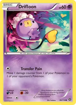 Pokémon-Karte Drifloon 046/114