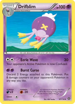 Pokémon-Karte Drifblim 047/114