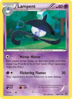 Pokémon-Karte Lampent 049/114
