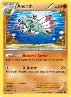 Pokémon-Karte Anorith 056/114