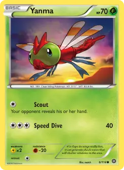 Pokémon-Karte Yanma 006/114