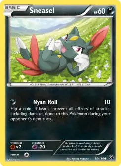 Pokémon-Karte Sneasel 060/114