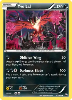 Pokémon-Karte Yveltal 065/114