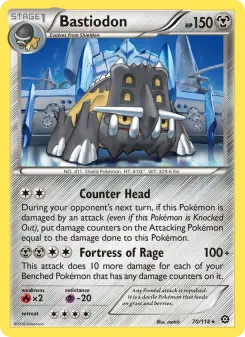 Pokémon-Karte Bastiodon 070/114