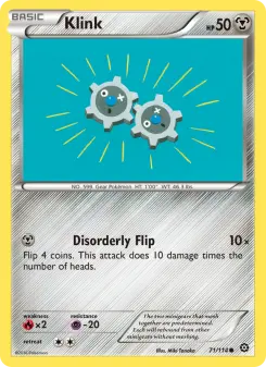 Pokémon-Karte Klink 071/114