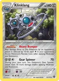 Pokémon-Karte Klinklang 073/114