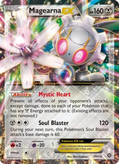 Pokémon-Karte Magearna EX 075/114