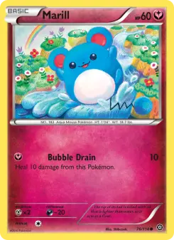 Pokémon-Karte Marill 076/114
