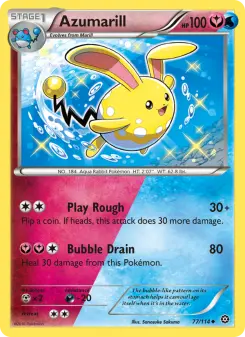 Pokémon-Karte Azumarill 077/114