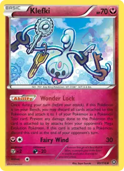 Pokémon-Karte Klefki 080/114