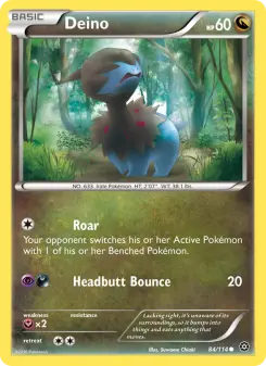 Pokémon-Karte Deino 084/114