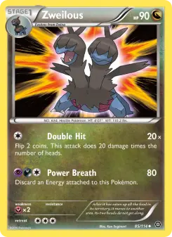 Pokémon-Karte Zweilous 085/114