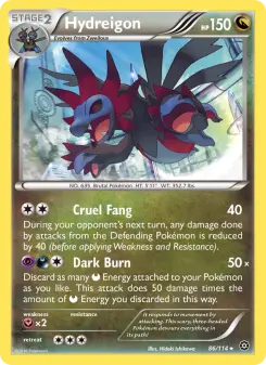 Pokémon-Karte Hydreigon 086/114