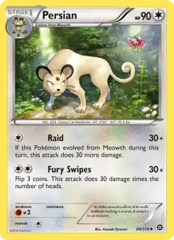 Pokémon-Karte Persian 089/114