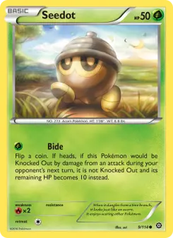Pokémon-Karte Seedot 009/114
