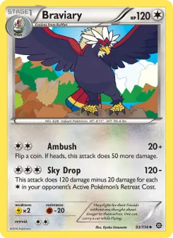 Pokémon-Karte Braviary 093/114