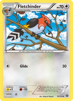Pokémon-Karte Fletchinder 095/114