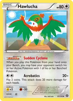 Pokémon-Karte Hawlucha 097/114