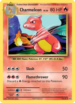 Pokémon-Karte Charmeleon 010/108