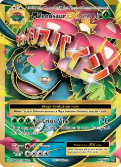 Pokémon-Karte M Venusaur EX 100/108