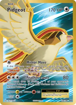 Pokémon-Karte Pidgeot EX 104/108