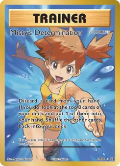 Pokémon-Karte Misty's Determination 108/108