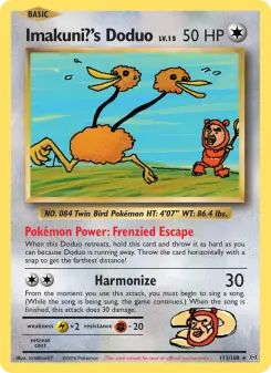 Pokémon-Karte Imakuni?'s Doduo 112/108