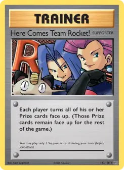 Pokémon-Karte Here Comes Team Rocket! 113/108