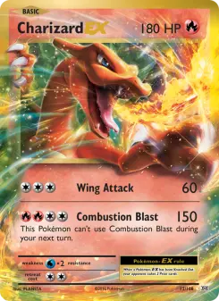 Pokémon-Karte Charizard EX 012/108