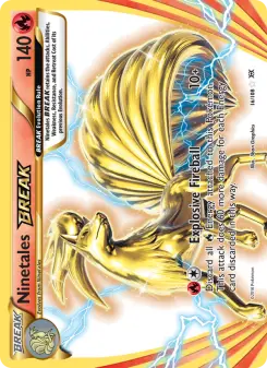 Pokémon-Karte Ninetales BREAK 016/108