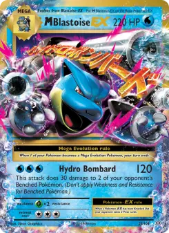 Pokémon-Karte M Blastoise EX 022/108