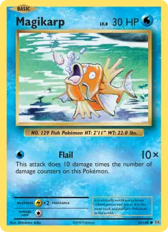 Pokémon-Karte Magikarp 033/108