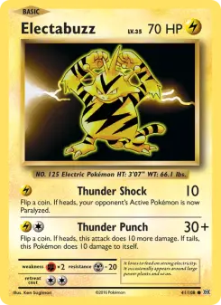 Pokémon-Karte Electabuzz 041/108