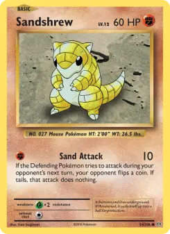 Pokémon-Karte Sandshrew 054/108