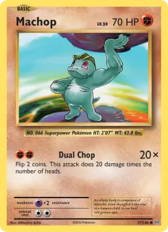 Pokémon-Karte Machop 057/108