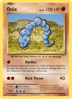 Pokémon-Karte Onix 061/108
